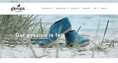 Desktop Screenshot of glerups.dk
